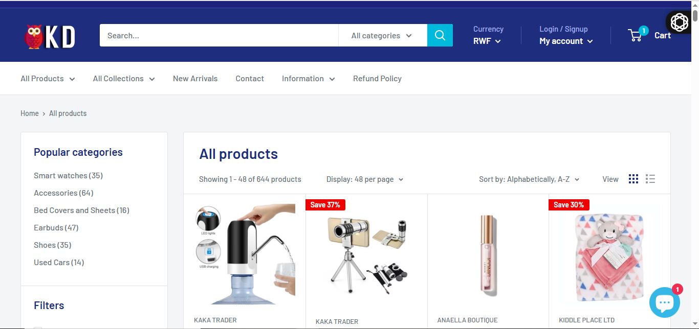 KigaliDiscount E-Commerce Platform