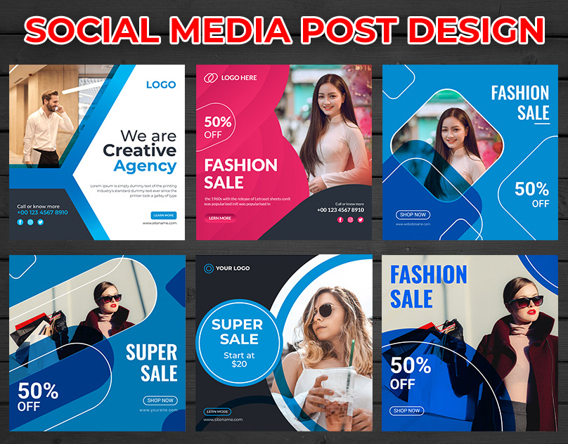 Social Media Post Designing Pack